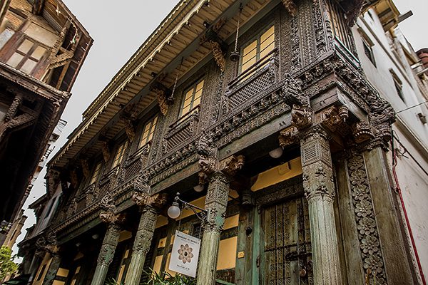 Les pols de la vieille ville d'Ahmedabad