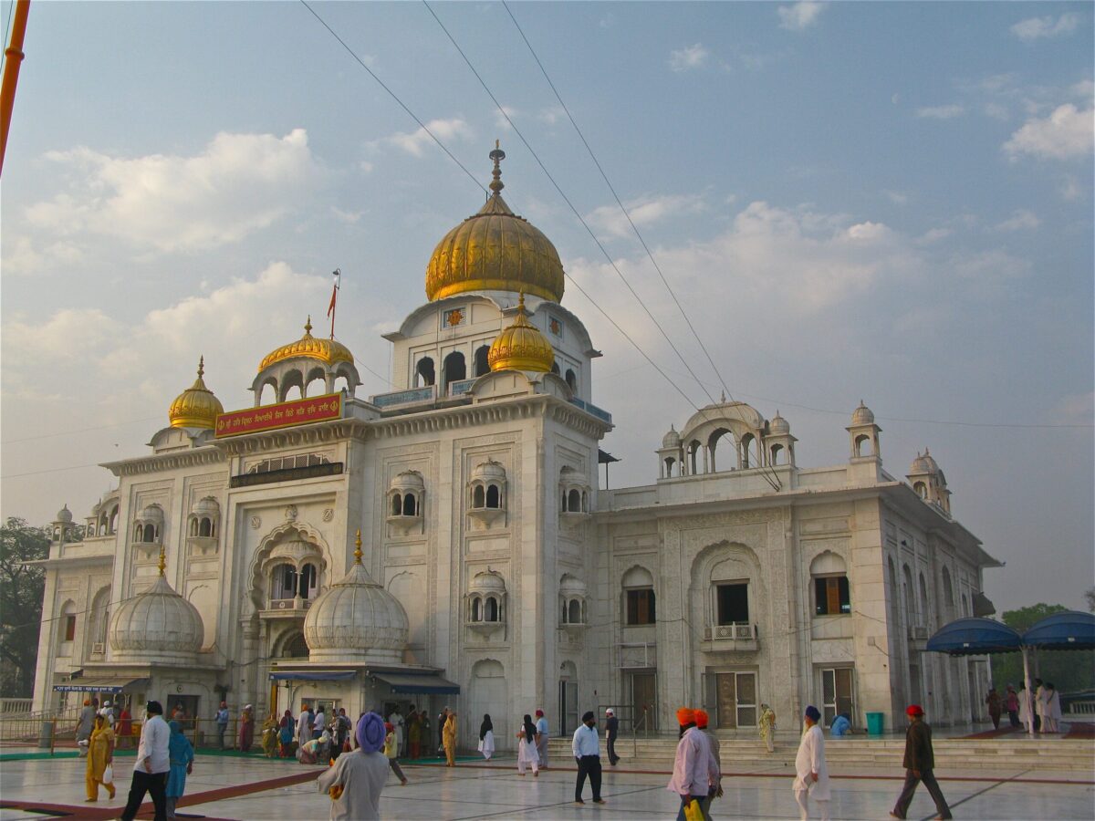 Le Gurudwara Bangla Sahib ou le temple sikh Bangla Sahib.
