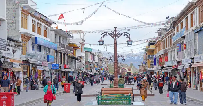 Faire du shopping au Ladakh