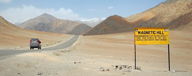 La colline du magnétique au Ladakh